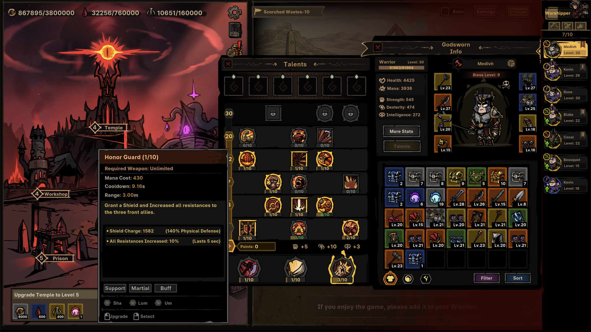 Gear and Runewords in Path of Idle: Old Gods Rising